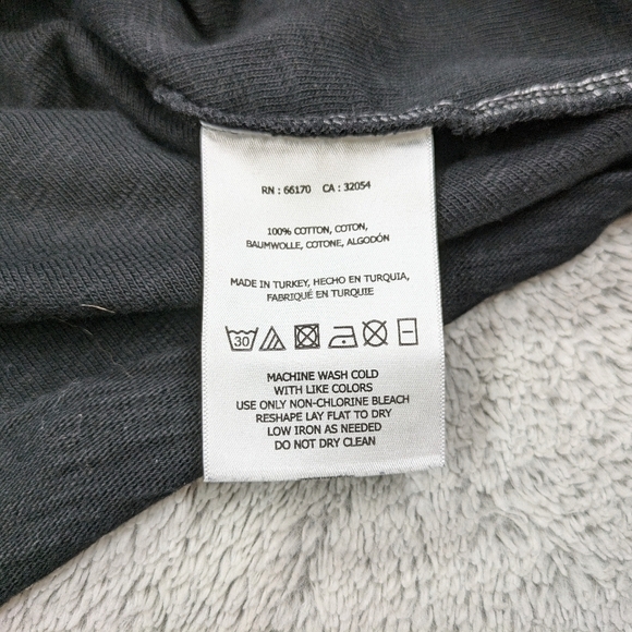 Anthropologie Postmark Shirt Women's L Black Andie Bell Sleeve Top V-Neck Boho - Picture 6 of 7